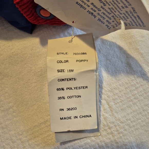 London Fog Vintage boys size 18 months zip up jacket NWT Dead Stock - Picture 6 of 11